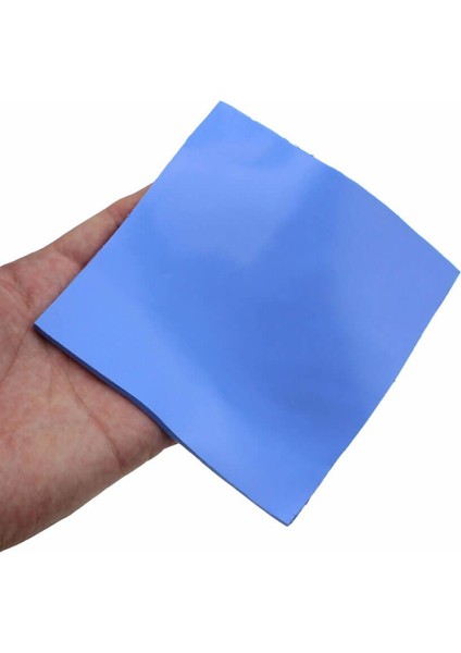 0.5mm 10X10CM Chipset Soğutucu Termal Pad Ped - Tek Taraflı Yapışkanlı - Mavi - 3.6W/M.K