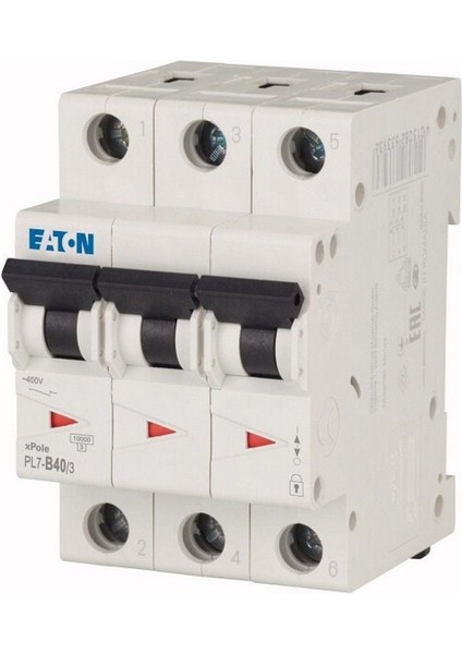 PL7-B40/3 Minyatür Devre Kesici - 10KA - B Eğrisi - 3X40A