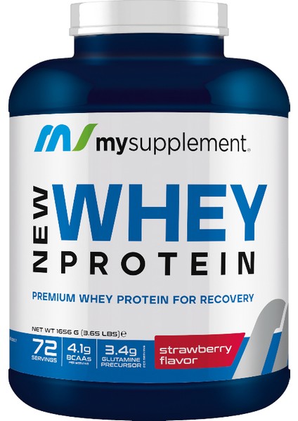 Whey Protein Tozu 1656 gr Çilek Aromalı