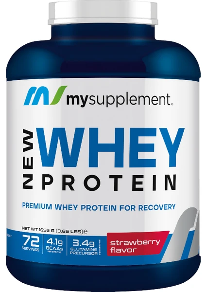 Mysupplement Whey Protein Tozu 1656 gr Çilek Aromalı