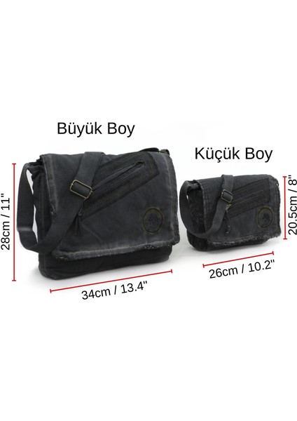 7136 Siyah Antrasit Büyük Günlük Omuz Postacı Kanvas Okul 14 Inch Laptop Çantası indirimleri