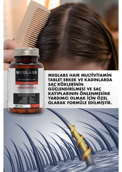 Meglab's Hair Multı Vitamin - Saç Vitamini