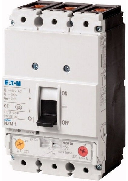 NZMC1-A40 Kompakt Şalter (Ayarlanabilir Termik-Manyetik Korumalı) 3X40A 36KA