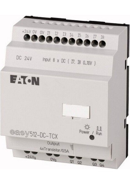 EASY512-DC-TCX Easy Röle-Ekransız, 24VDC 8dı