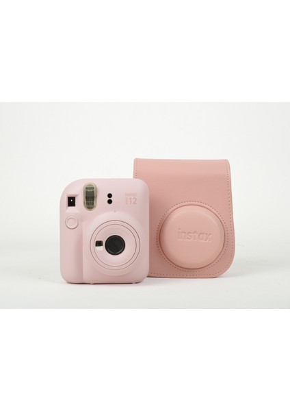 Instax Mini 12 Pembe Fotoğraf Makinesi ve Çantalı Hediye Seti 99