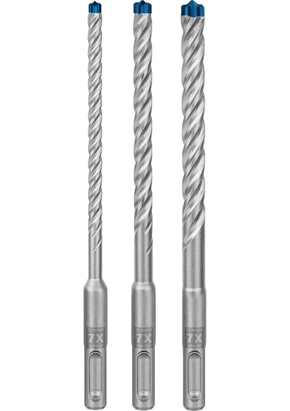 Expert Sds Plus-7x Kırıcı Delici Delme Ucu Seti 6/8/10 mm 3 Parça modelleri