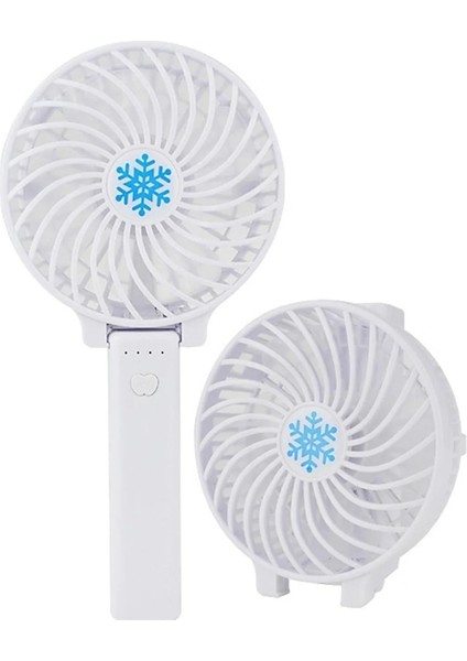 3 Kademeli Şarjlı Mini Fan Masa Üstü Vantilatörü USB Soğutucu Sessiz El Fan Bükülebilir Fan