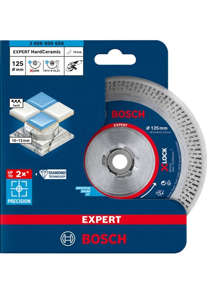 Expert Hardceramic X-Lock Elmas Kesme Diski 125 x 22,23 x 1,4 x 10 mm