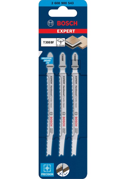 Expert ‘hardwood 2-Side Clean’ T 308 Bf Dekupaj Testere Bıçağı 3 Parça modelleri