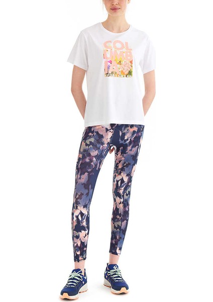 Csc Floral Blur Kadın Kısa Kollu T-Shirt fırsatları