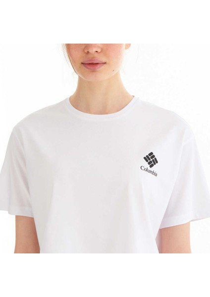 Csc Framed Halftone Logo Kadın Kısa Kollu T-Shirt fırsatları