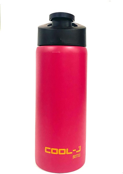 Cool-J Bottle Steel 304 Paslanmaz Çelik Matara 600CC Sporcu - Pembe