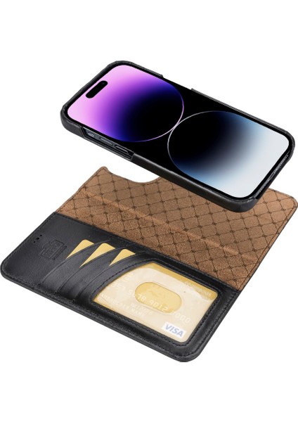 Apple iPhone 14 Pro Uyumlu Deri Kılıf MW36 Rst1 indirimleri