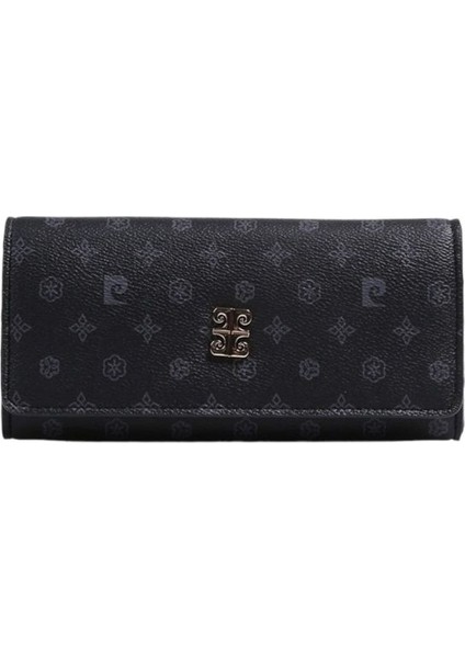 Pierre Cardin Monogram Siyah Kadın Portföy & Clutch Çanta 05PC23Y704-MN