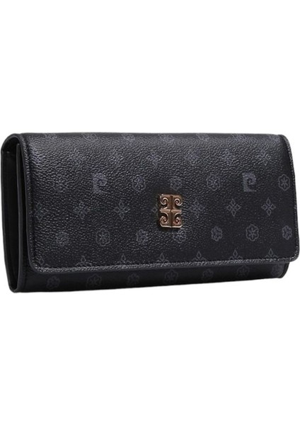 Pierre Cardin Monogram Siyah Kadın Portföy & Clutch Çanta 05PC23Y704-MN