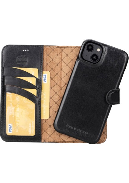 Apple iPhone 14 Uyumlu Deri Kılıf MW36 Rst1