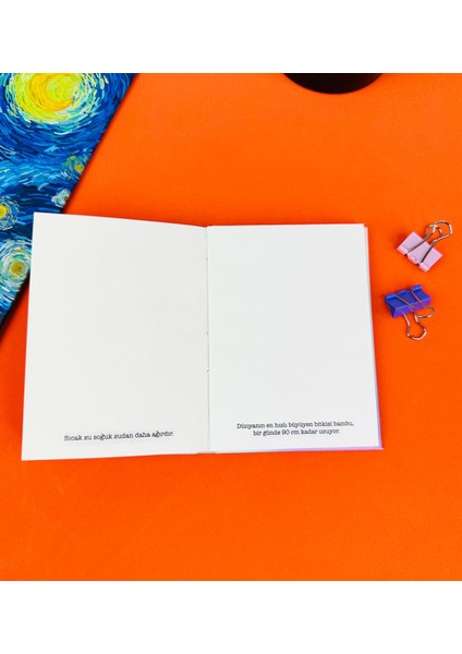 Küçük Bi Yıkıldım Tasarımlı Sert Kapaklı Mini Defter