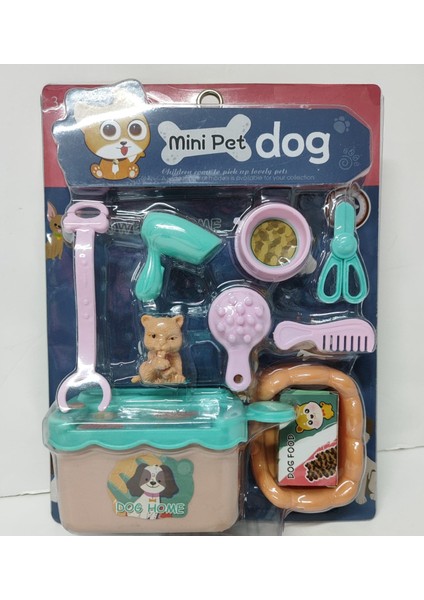 Mini Pet Dog Köpekli Pet Oyun Seti