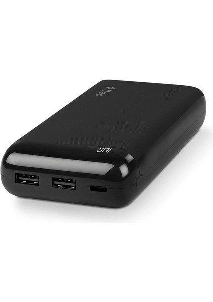 Powerslim LCD 20.000 Mah Taşınabilir Şarj Cihazı Siyah