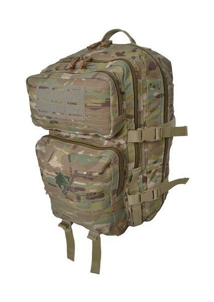 Lazer Kesim 45 Litre Multicam Kamuflaj Desenli Sırt Çantası, Taktik Çanta