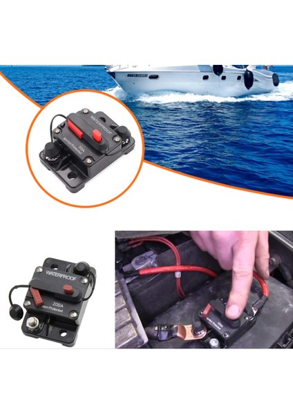 Marine Irgat Şalteri Devre Kesici Manuel Sıfırlama 12v 100A