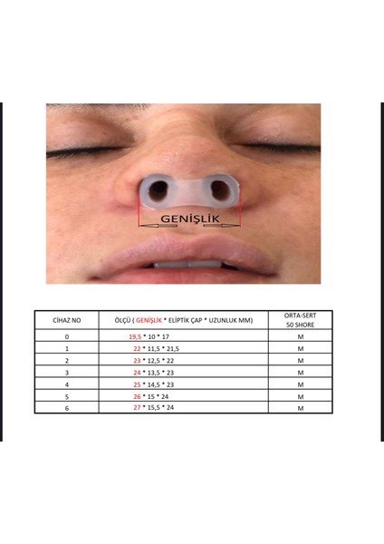 Nostril Retainer Burun Deliği Şekillendirici - 3m Micropore Bant Hediye