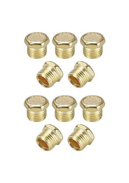 Pnömatik Susturucu Kısa Tip 3/8 Paket 10 Adet