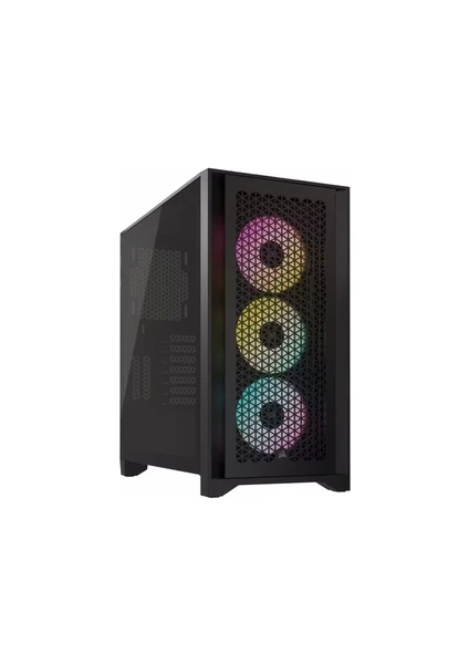 CC-9011240-WW Icue 4000D Rgb Airflow Temperli Cam Mid Tower Kasa Siyah