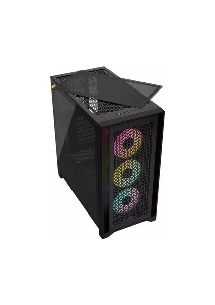 CC-9011240-WW Icue 4000D Rgb Airflow Temperli Cam Mid Tower Kasa Siyah