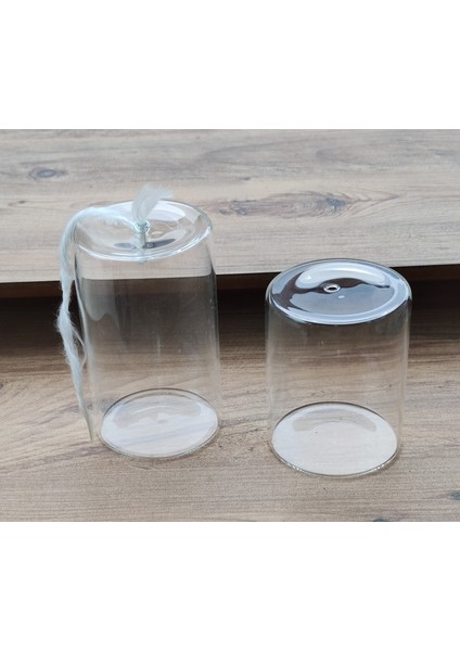 Cam Silindir Kandil Seti