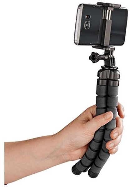 Flex Mini Tripod Akıllı Telefonlar ve Gopro Siyah