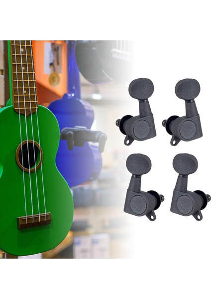 4x 2l 2r String Tuning Caps Mühürlü Guitar Tuner Gişe Gitar Için (Yurt Dışından)