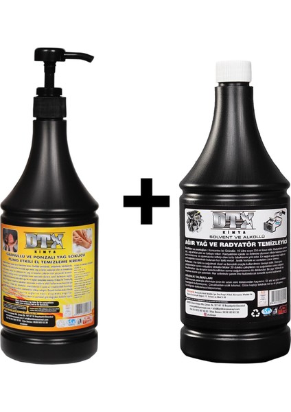 Granürlü El Temizleme Kremi ( Sabunu ) 1 kg & Alkollü Intercooler Temizleme Sıvısı 500 ml
