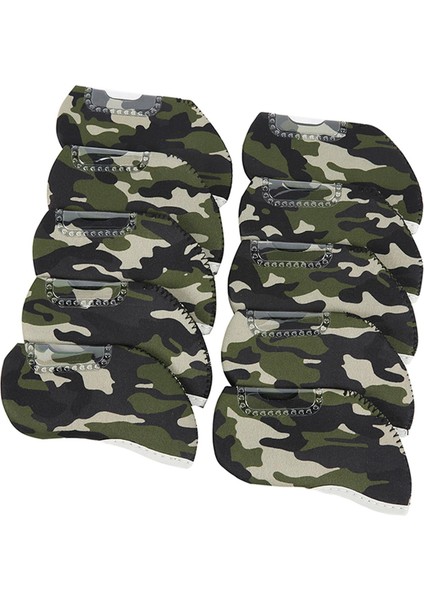 10X Golf Demir Kafası Su Geçirmez Golf Headcover Koruyucu Erkek Kadınlar (Yurt Dışından) modelleri