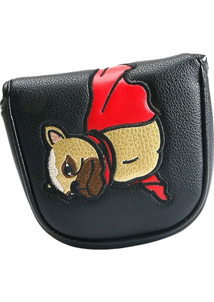 Golf Putter Head Cover Pu Putter Headcover Dayanıklı Koruyucu Putter Kapaklar Yarı Direme Siyah (Yurt Dışından) indirimleri