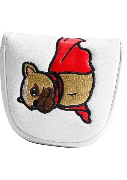 Golf Putter Baş Kapağı Pu Putter Headcover Dayanıklı Koruyucu Putter Kapaklar Yarı Direme Beyaz (Yurt Dışından) fiyatları