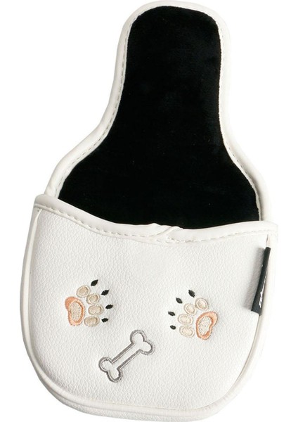 Golf Putter Baş Kapağı Pu Putter Headcover Dayanıklı Koruyucu Putter Kapaklar Yarı Direme Beyaz (Yurt Dışından) modelleri