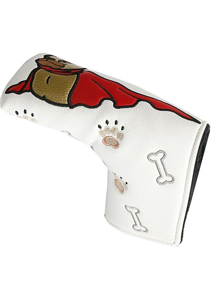 Golf Putter Baş Kapağı Pu Putter Headcover Dayanıklı Koruyucu Putter Kapaklar Düz Beyaz (Yurt Dışından) fiyatları