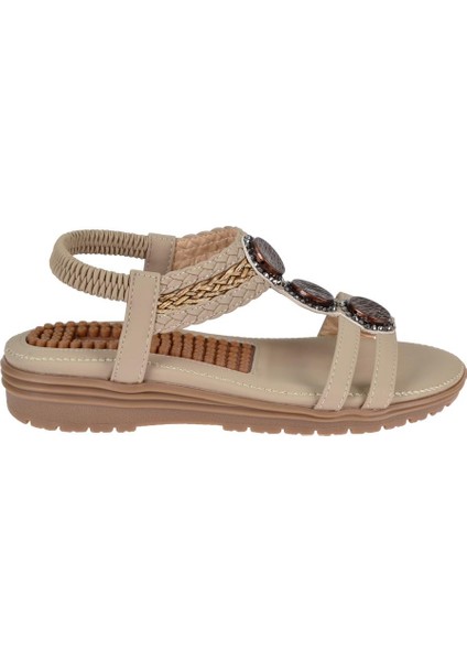 Comfort Kadın Sandalet GJ-1204 Bej