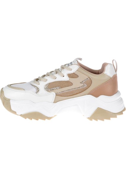 Kadın Spor Ayakkabı Sneaker SMS-65100 Beyaz Bej modelleri