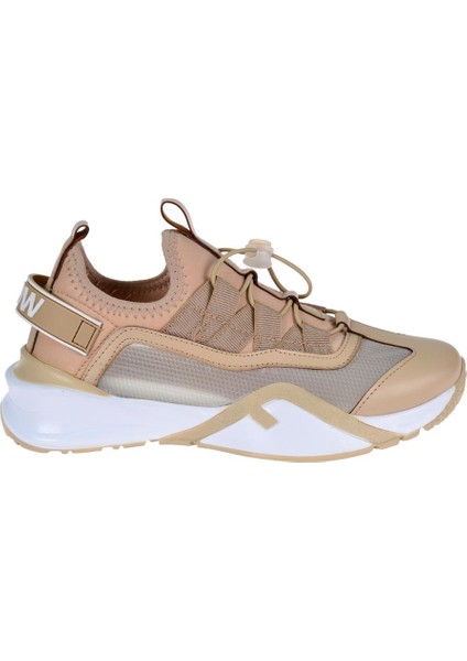 Likralı Kadın Spor Ayakkabı Sneaker BEE-021 Nut fiyatları