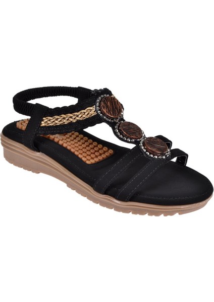 Comfort Kadın Sandalet GJ-1204 Siyah