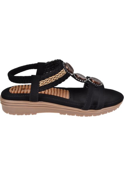Comfort Kadın Sandalet GJ-1204 Siyah fiyatları