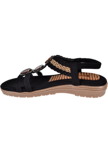 Comfort Kadın Sandalet GJ-1204 Siyah modelleri