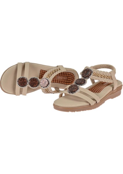 Comfort Kadın Sandalet GJ-1204 Bej indirimleri