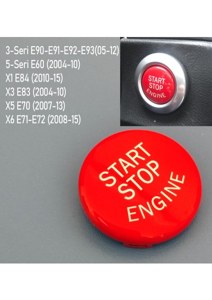 Bmw X3 Start Stop Tuş Kapağı - X3 E83 Kasa