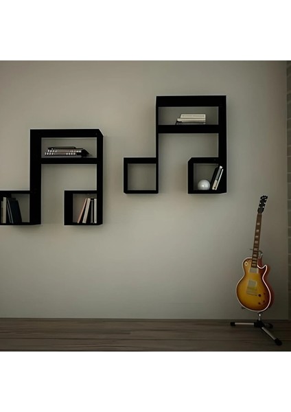 Music 2'li Duvar Rafı