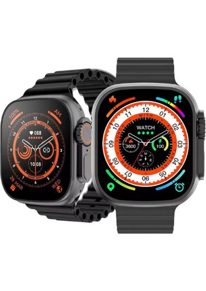 Watch Smart Ultra T800 Akıllı Kol Saati / Unisex Kol Saat ( Yedek Kordon Hediyeli )