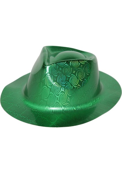 Plastik Şapka Yeşil Renk