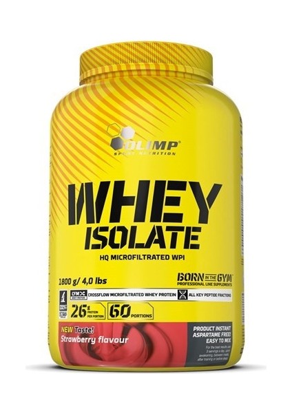 Whey Isolate 1800 gr ÇİLEK